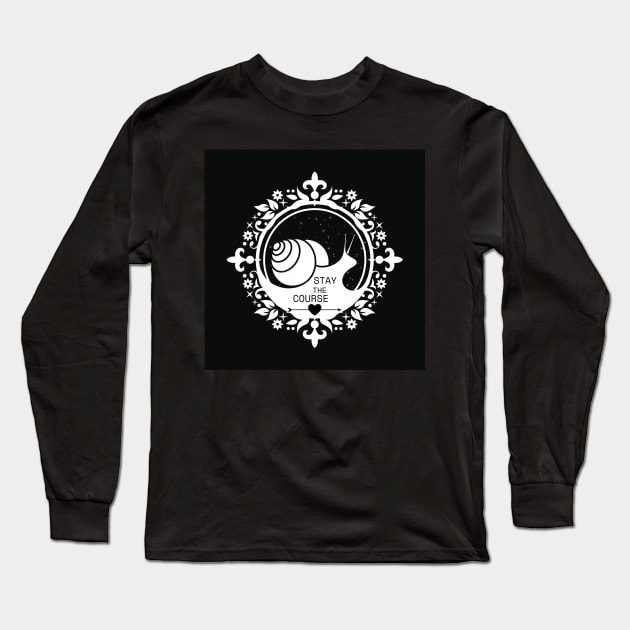 Stay The Course Long Sleeve T-Shirt by LylaLace Studio